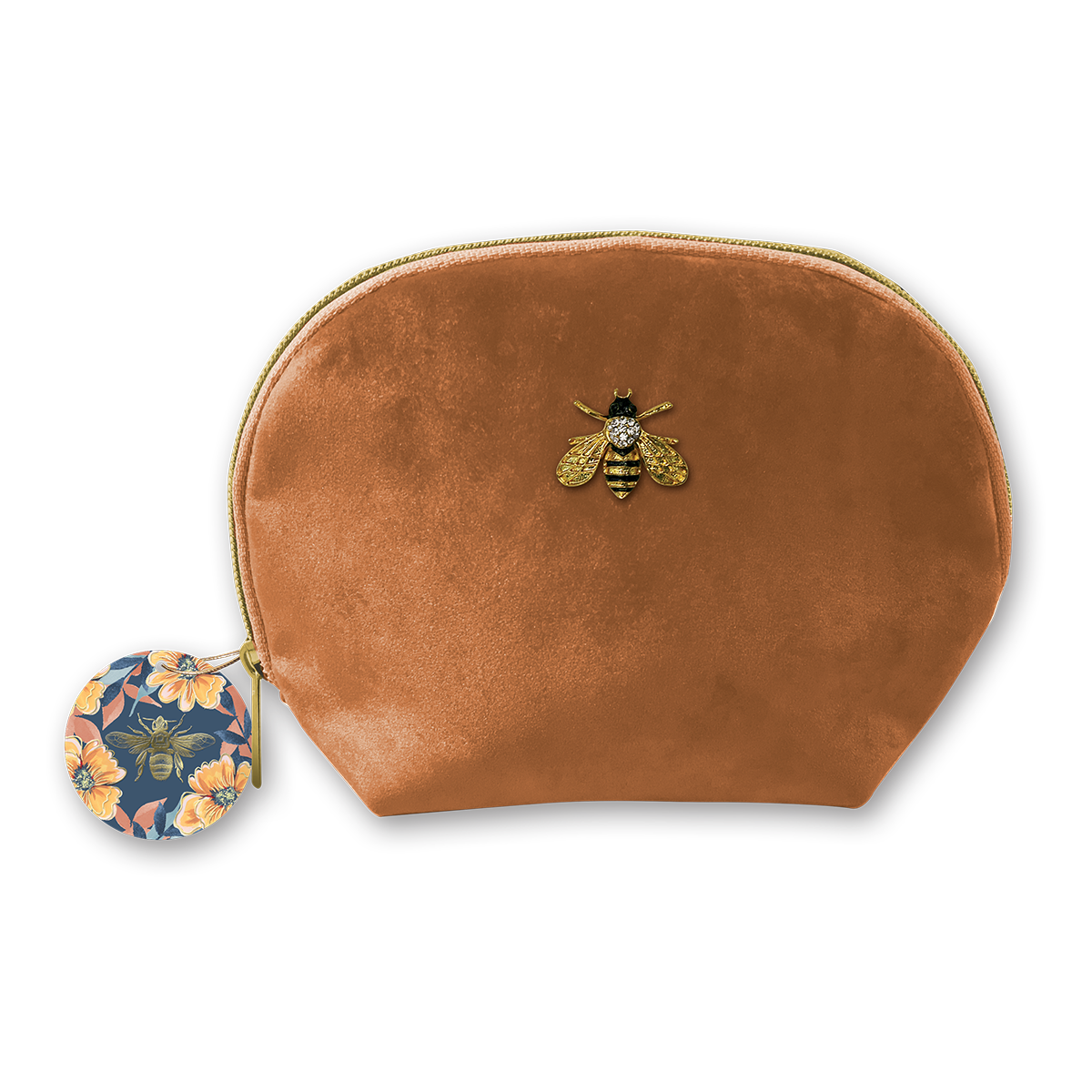 Florette Bee Sienna Velvet Brooch Bag Product