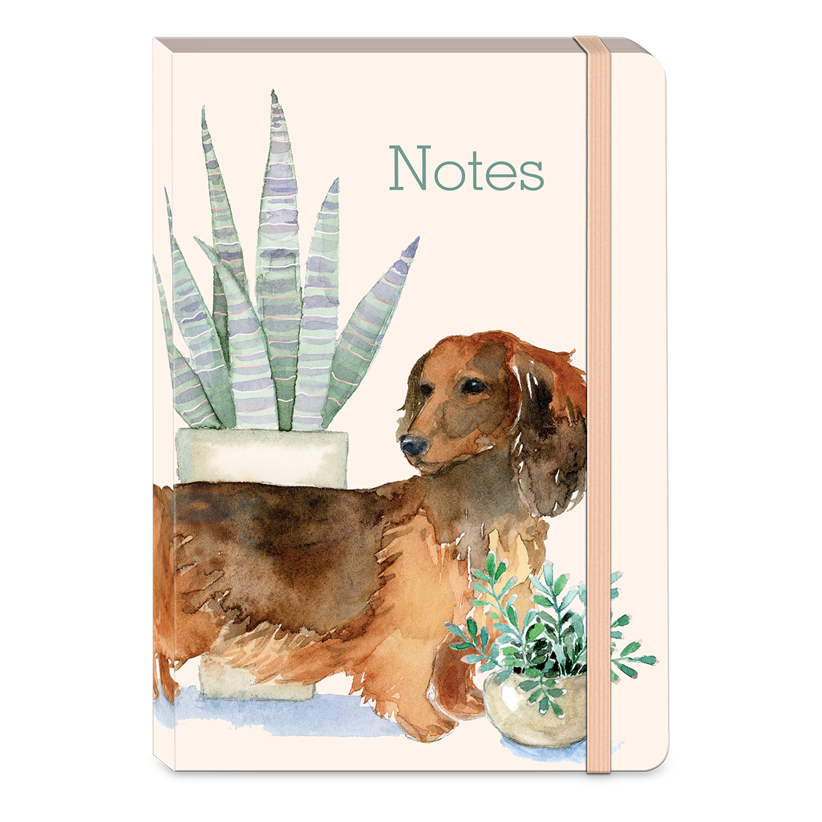 Houseplant Dachshund Softcover Notebook Product