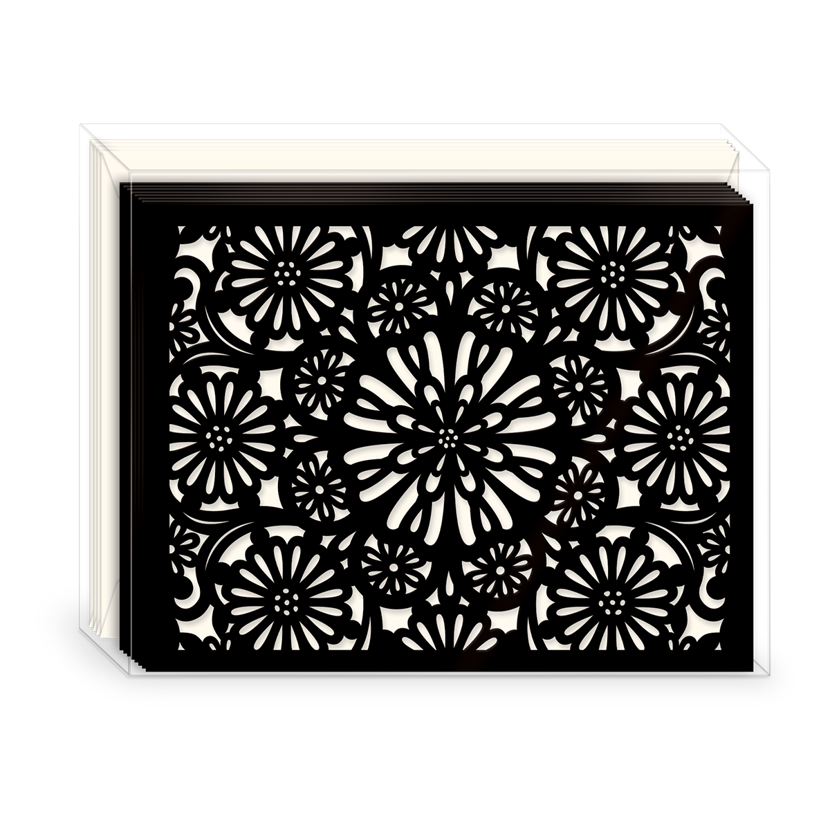 Black Lace Note Cards Product