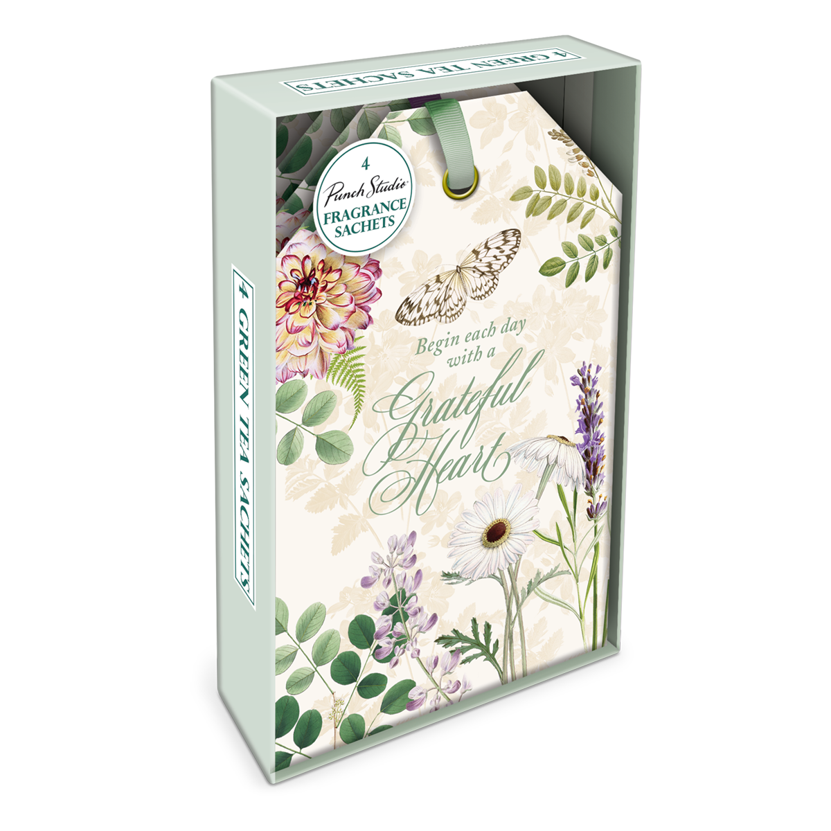 Grateful Heart Green Tea Fragrance Boxed Sachets Product