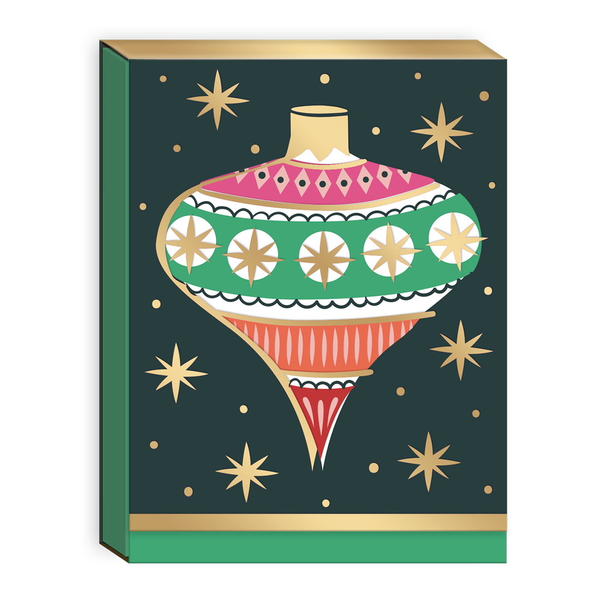 Opulent Ornaments Green Pocket Notepad Product