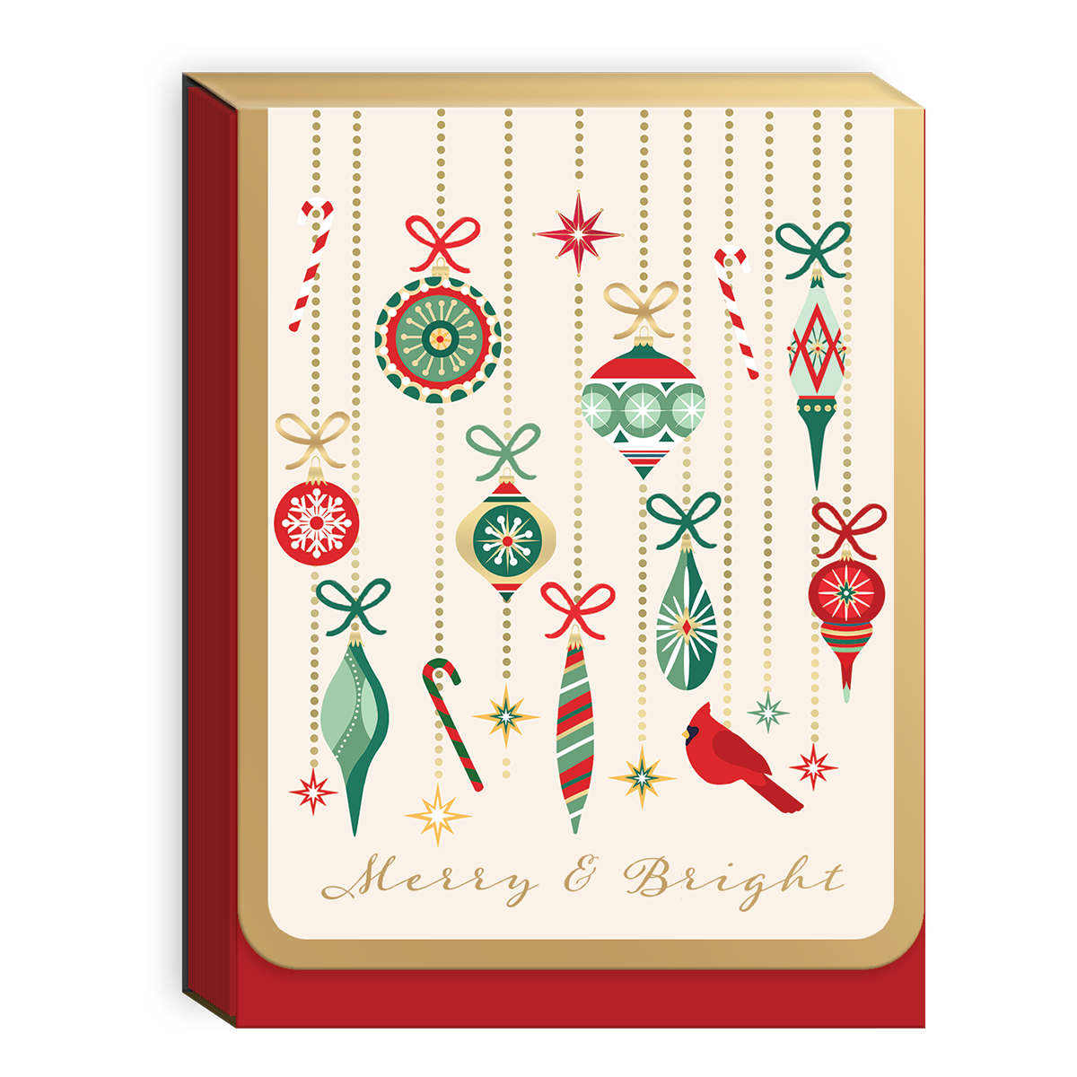 Vintage Christmas Ornaments Pocket Notepad Product