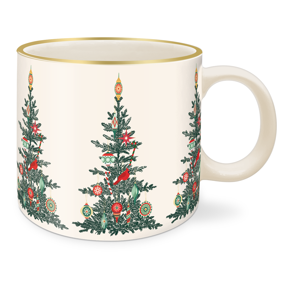 Vintage Christmas Tree Mug Product