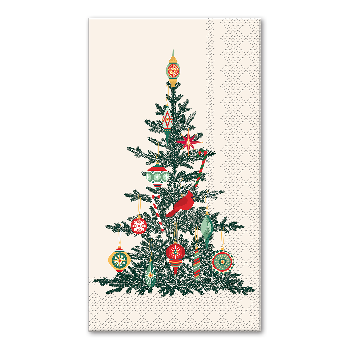 Vintage Christmas Tree Guest Towels Product
