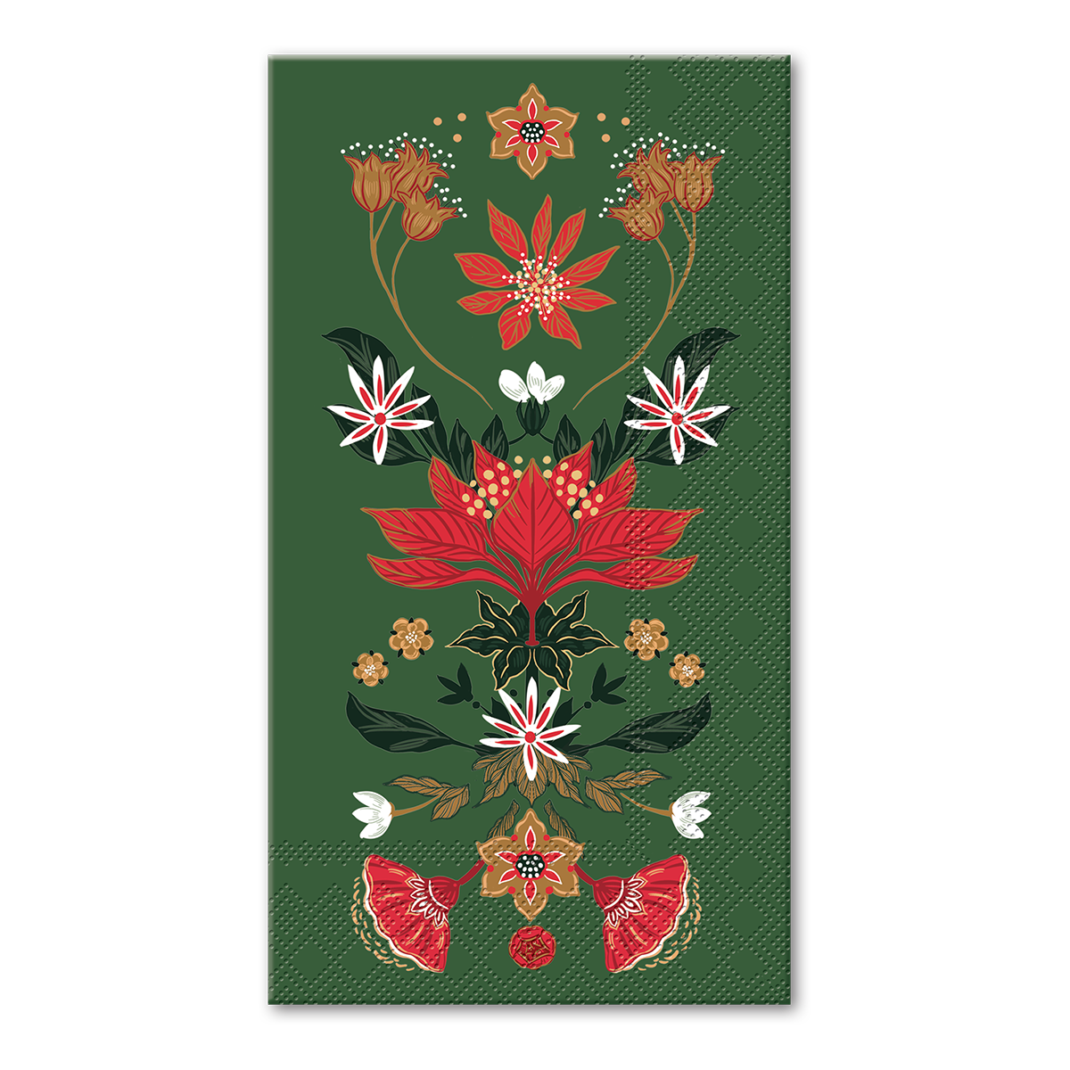 Christmas Garden Green Guest Towels Product
