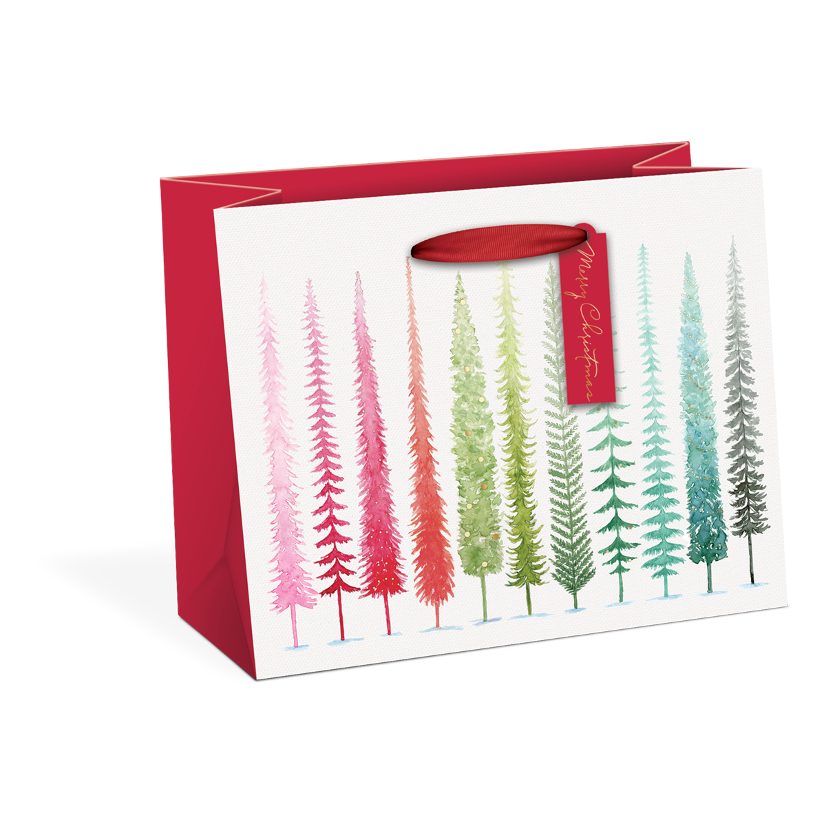 Watercolor Trees Medium Gift Bag Product