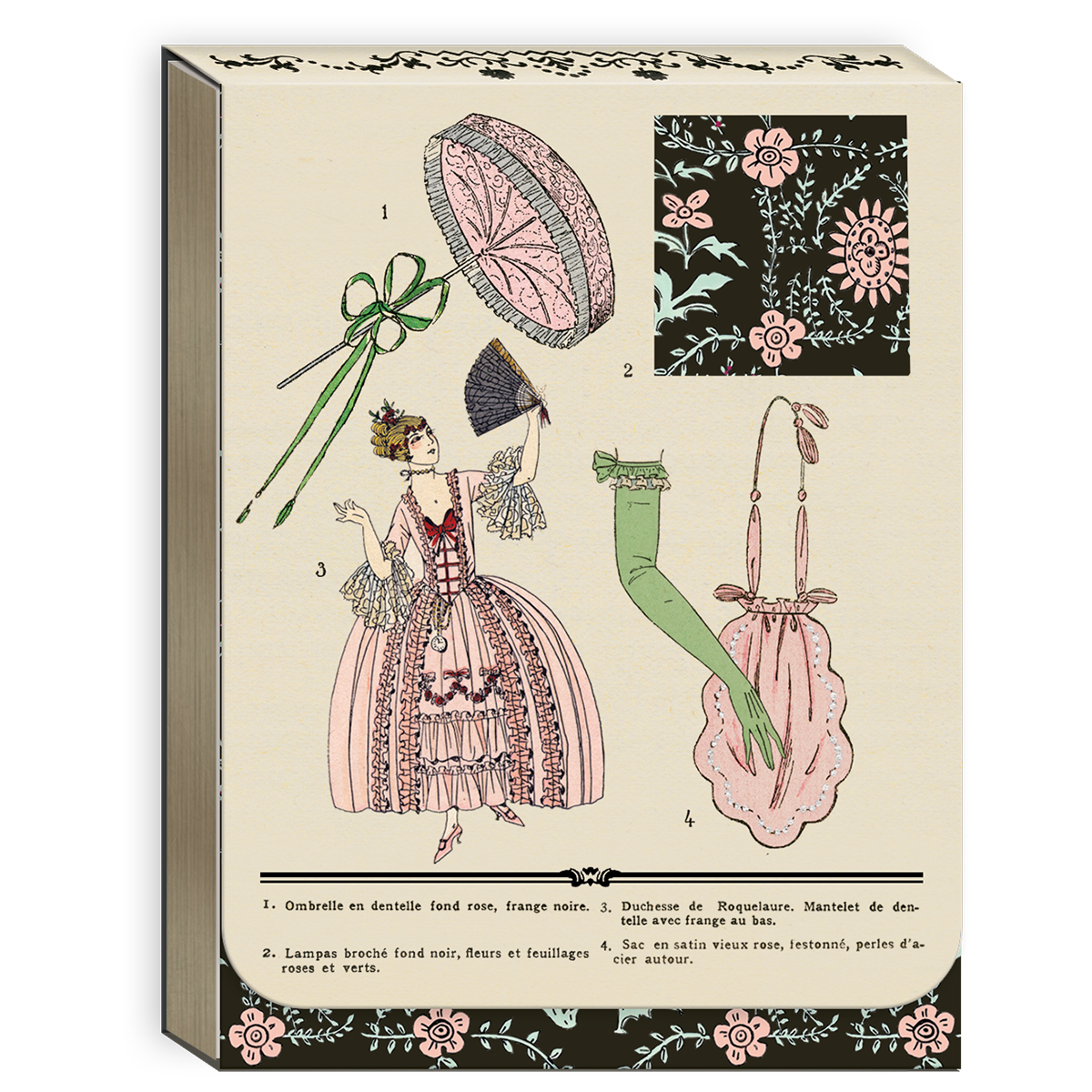 Regalia Pink Dress Pocket Notepad Product