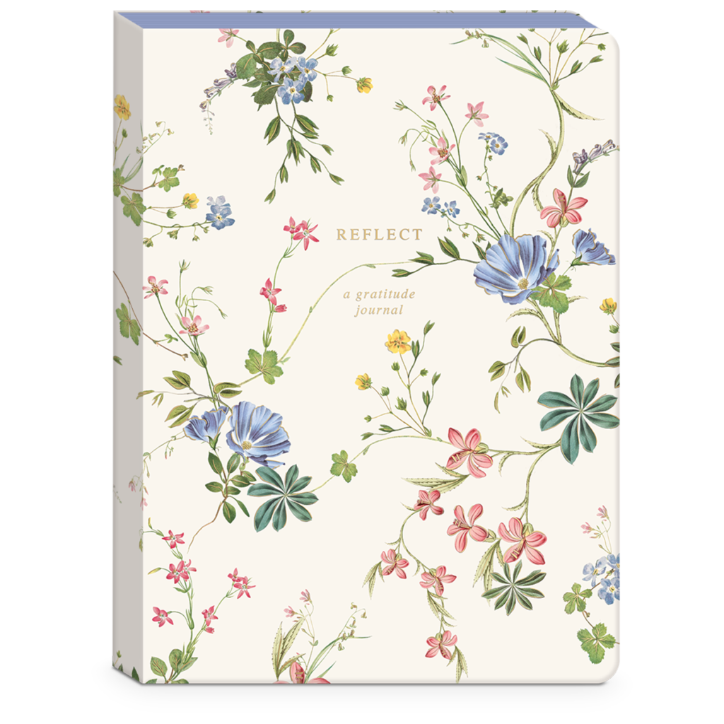 Ephemeral Garden Flowers Softcover Guided Journal - Punch Studio