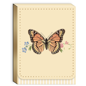Vintage Floral Butterflies Softcover Journal