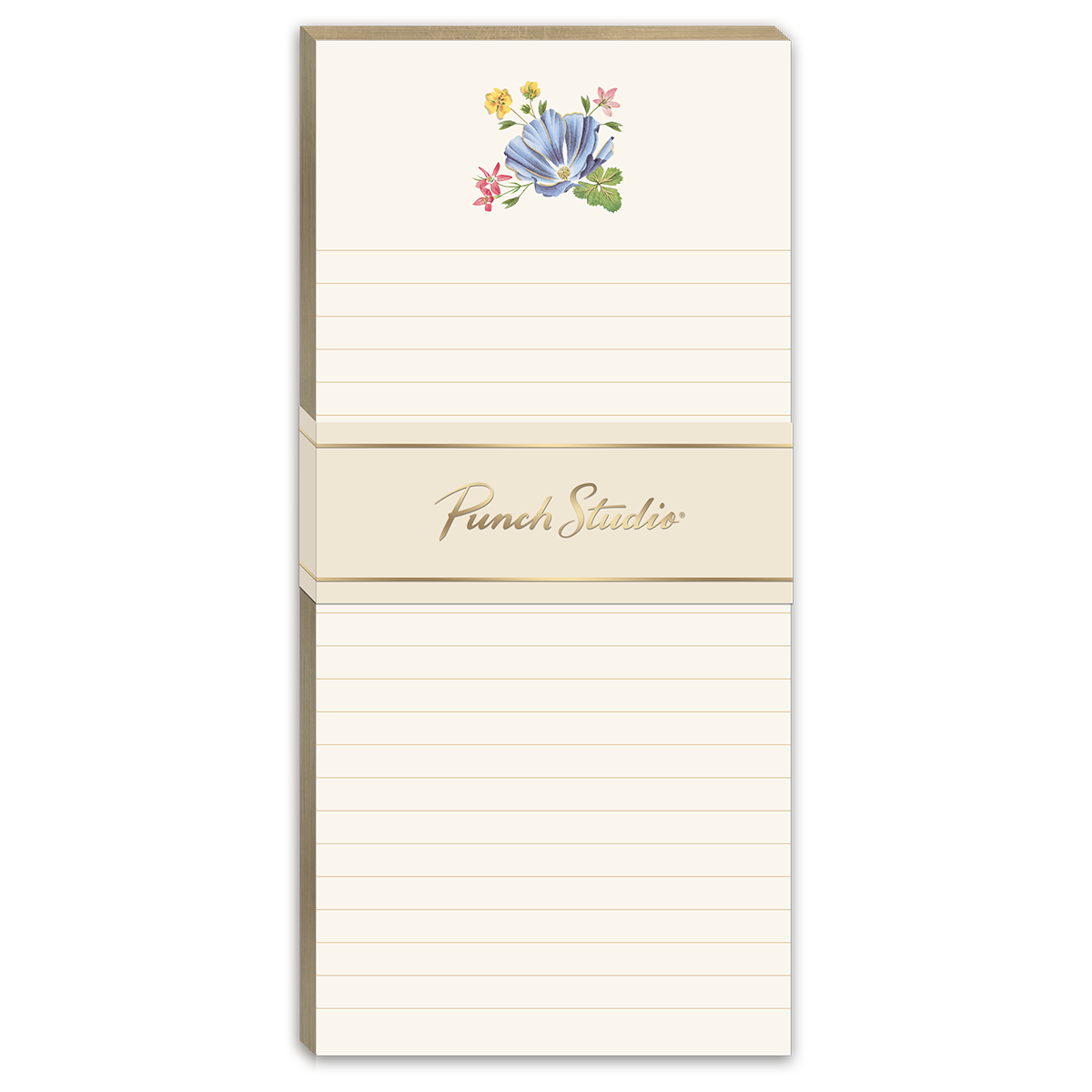Ephemeral Garden Blue Flower Magnetic List Pad Product