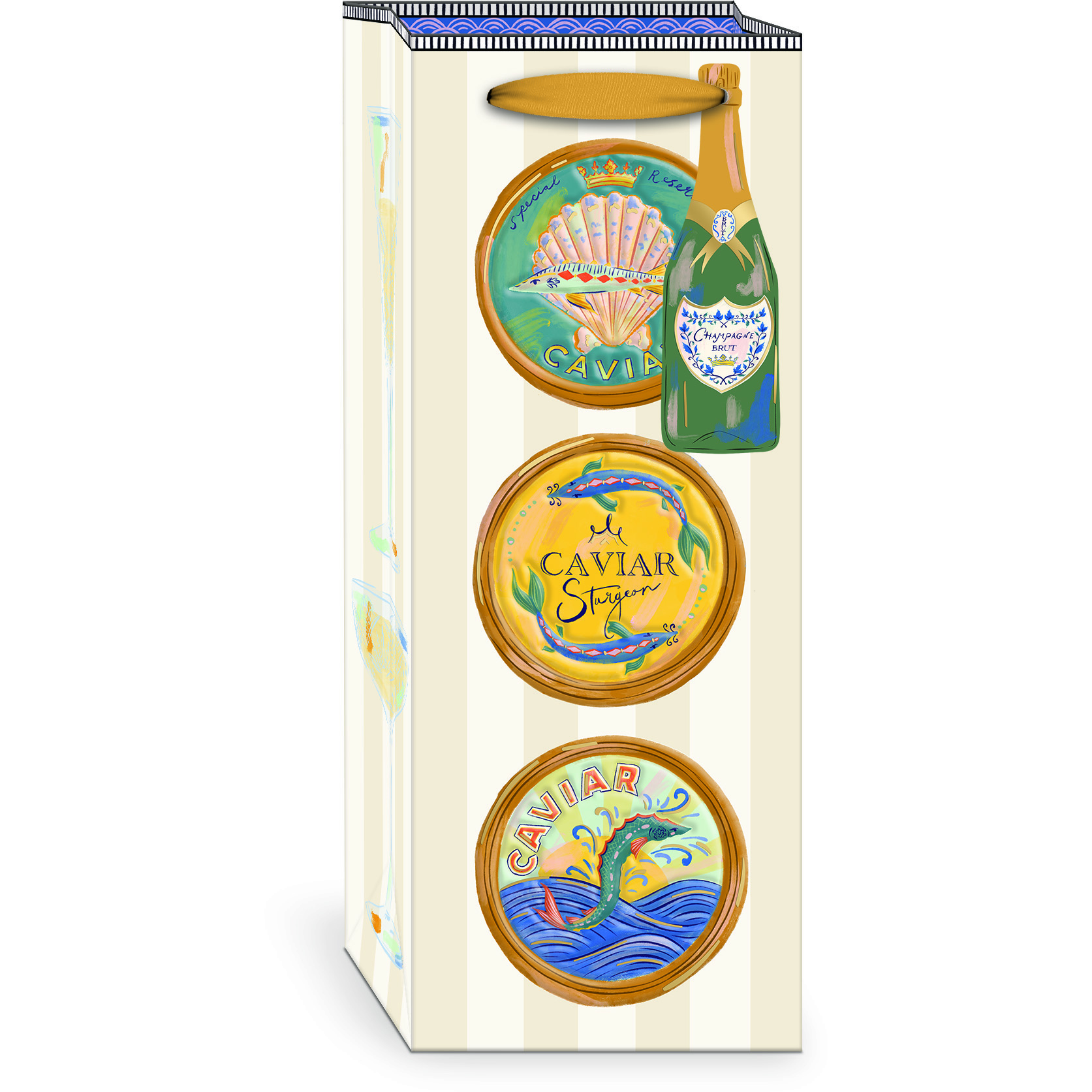 Sip & Savor Caviar Wine Bag Product