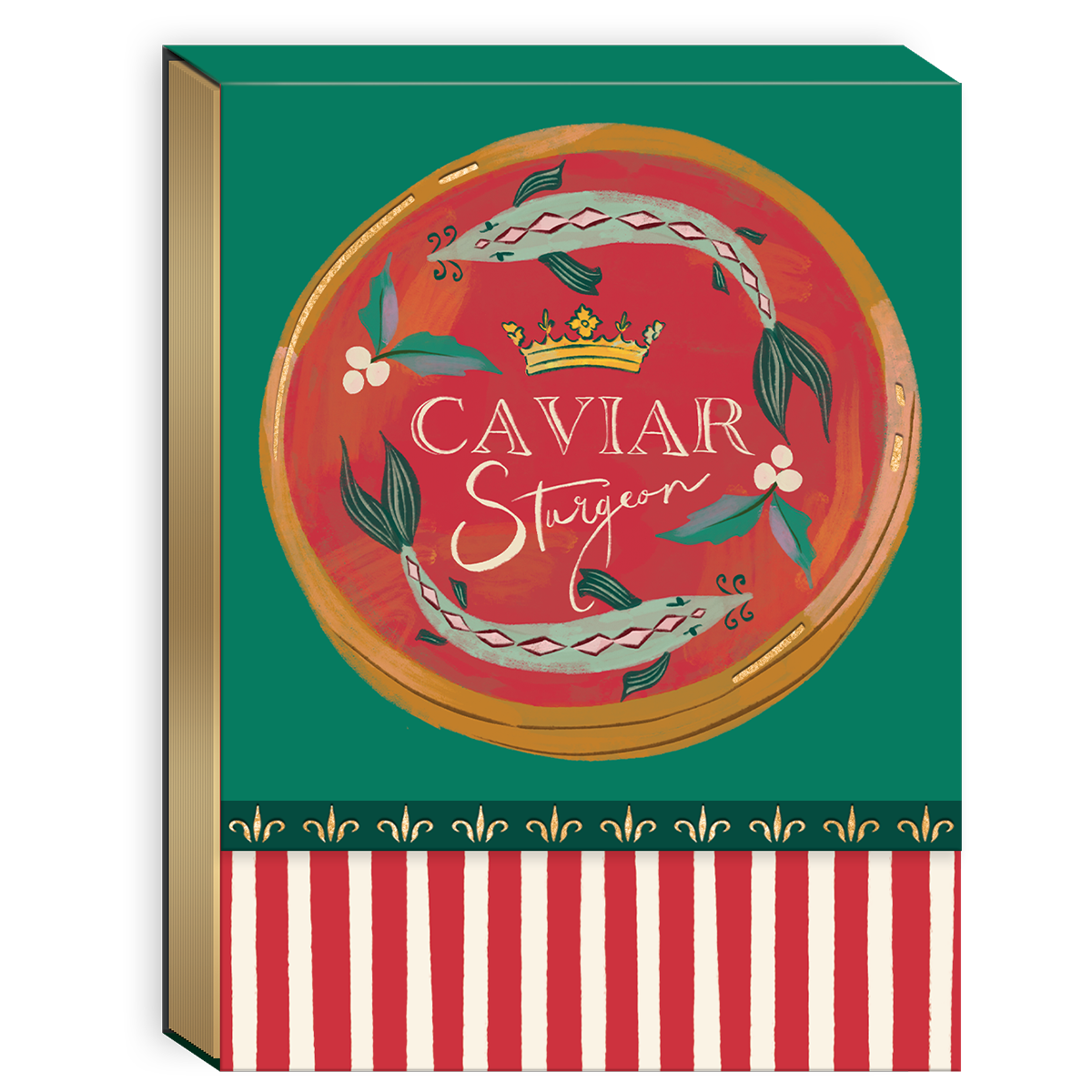 Seasonal Sip & Savor Caviar Pocket Notepad Product
