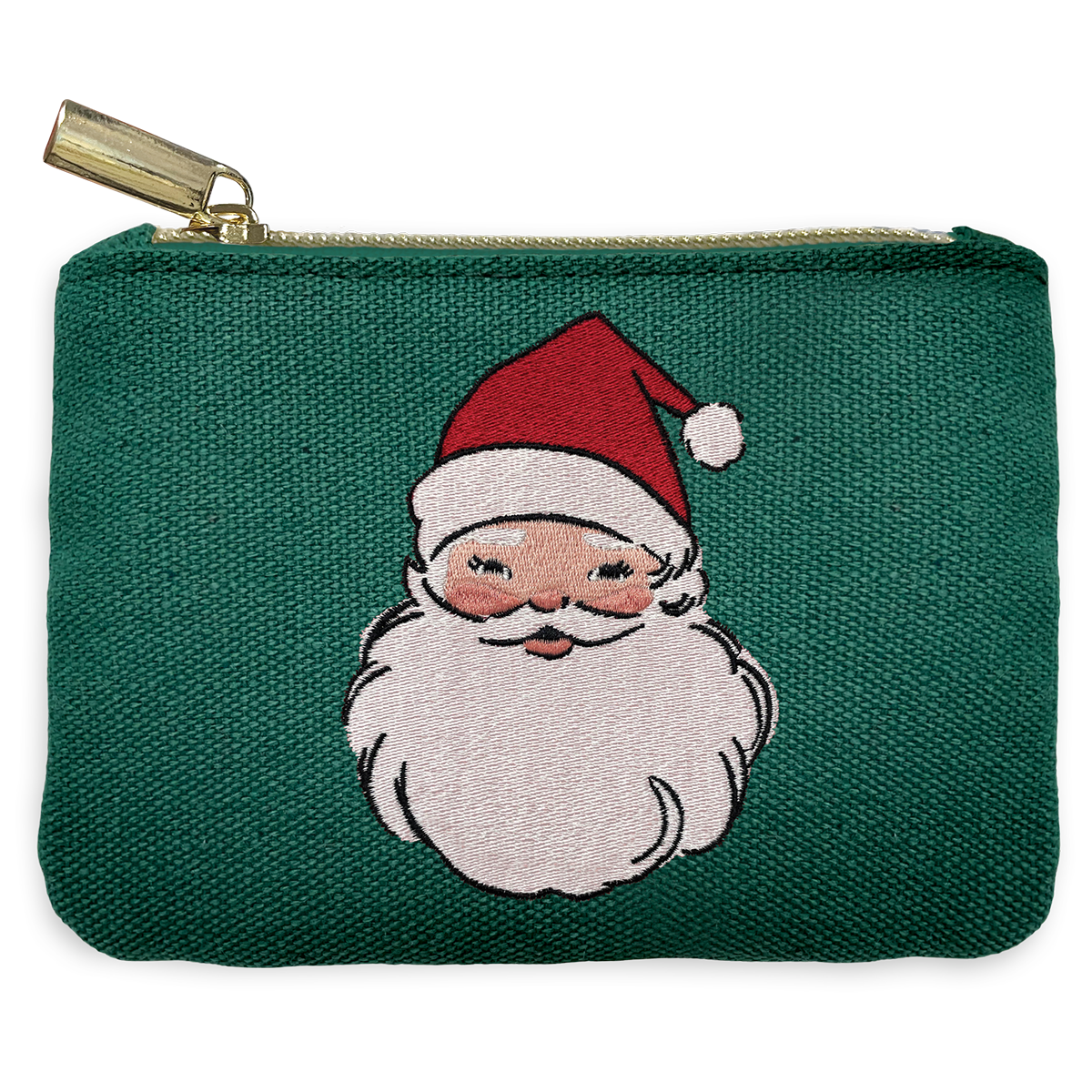 Retro Santa Green Pouch Product