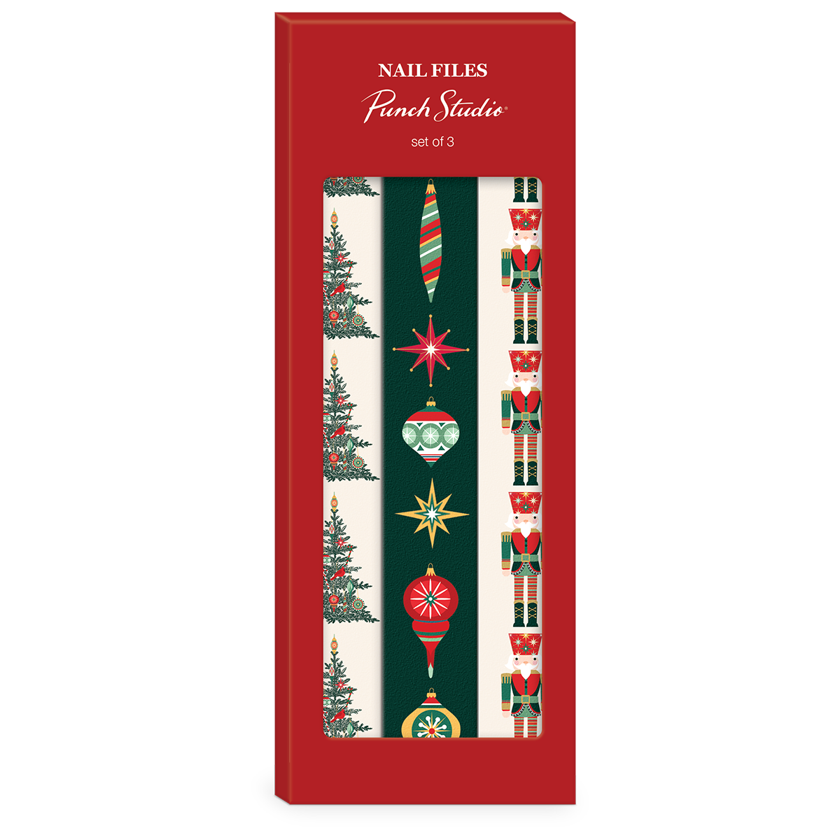 Vintage Christmas Nail File Set Product