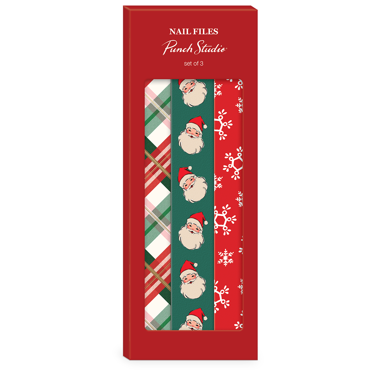 Retro Santa Nail File Set Product