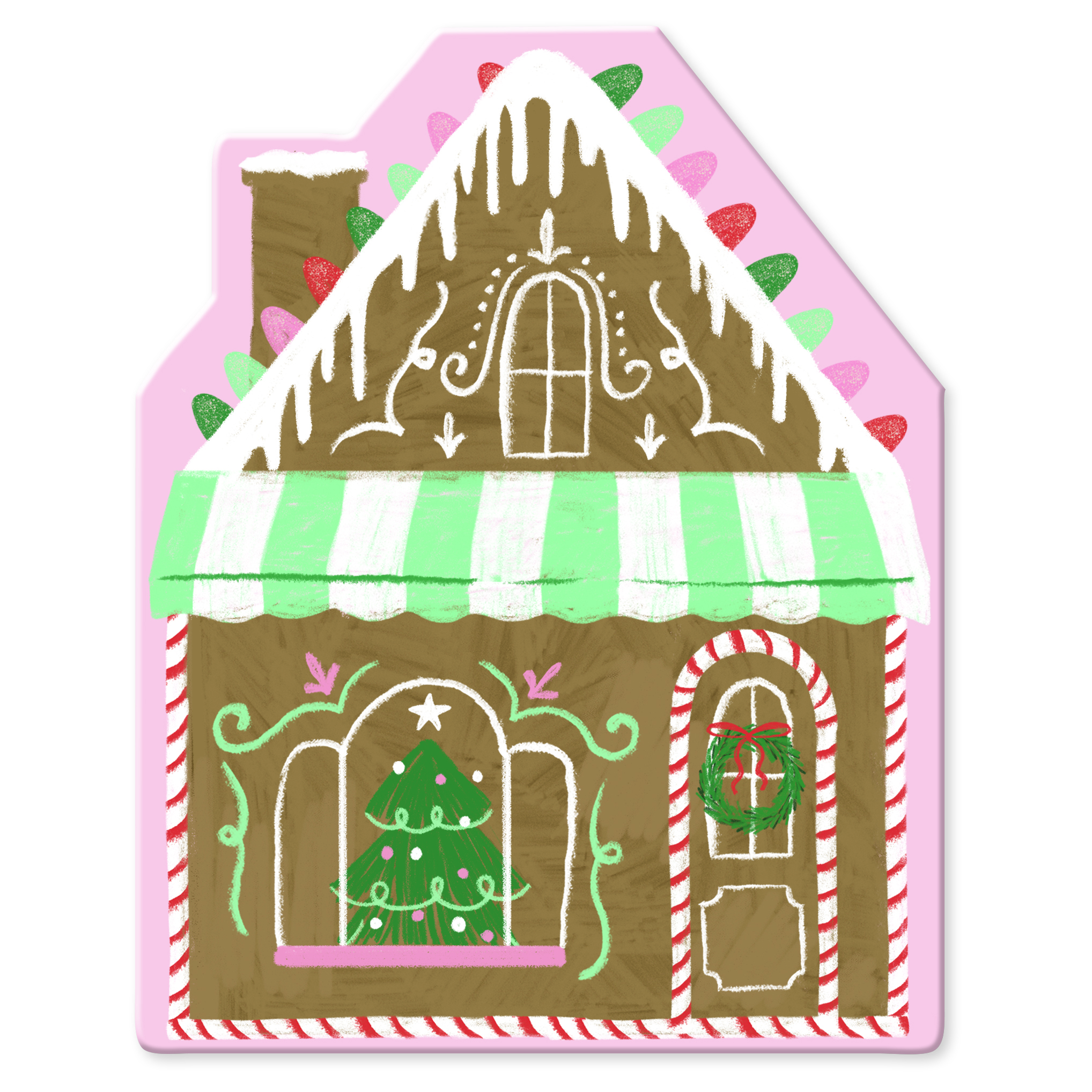 Gingerbread House Luncheon Napkins Product